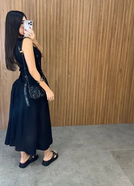 Vestido Veneza - Preto